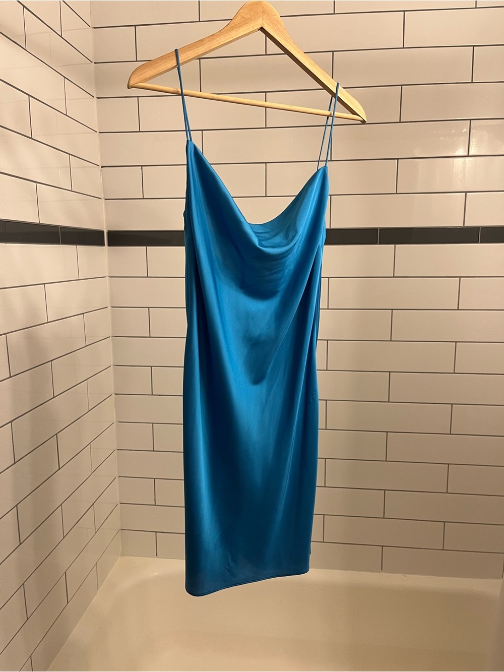 Zara Mini Satin Slip Dress